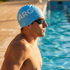 Gorra natación Deutsch Argentina OW - Celeste