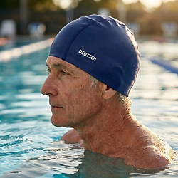 Gorra nataci�n Polyflex PU Adulto Deutsch - Azul
