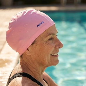 Gorra natación Polyflex PU Adulto Deutsch - Rosa