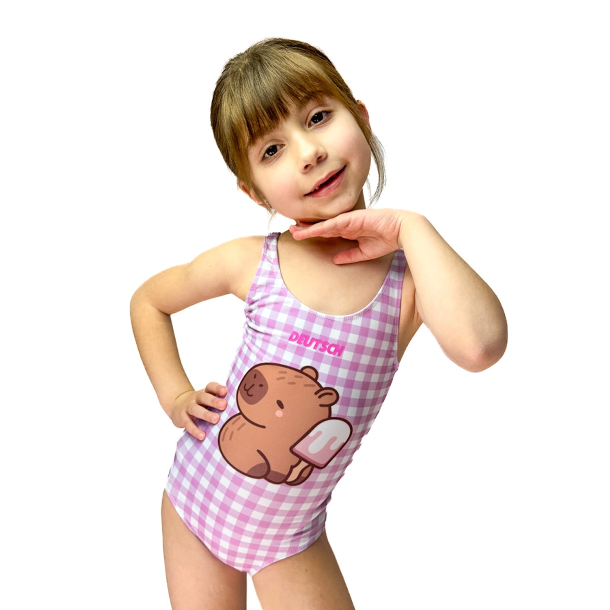 Malla nena nataci�n Deutsch Capibara Cuadrille - Talle 4