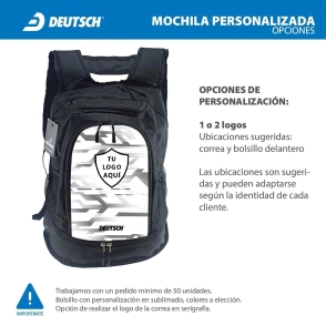 Mochila personalizada