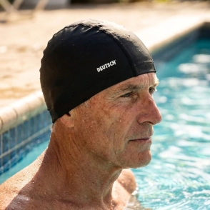 Gorra natación Polyflex PU Adulto Deutsch - Negro