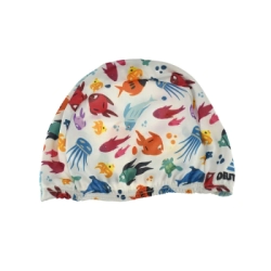 Gorra de lycra anticloro ni�o - Blanco