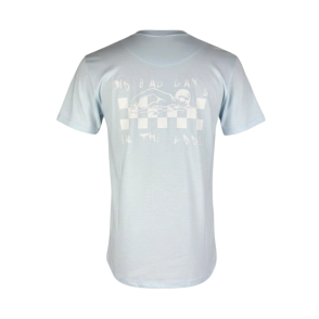 Remera Deutsch No Bad Days Celeste