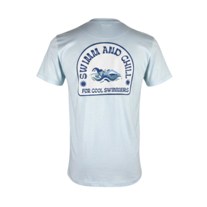 Remera Deutsch Swim and Chill Celeste